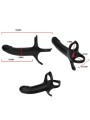 ARMONY DILDO CON ANILLO VIBRADOR CONTROL REMOTO NEGRO