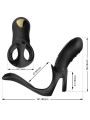 ARMONY JOY JUMPER ANILLO VIBRADOR PAREJAS PLUG ANAL NEGRO