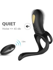ARMONY JOY JUMPER ANILLO VIBRADOR PAREJAS PLUG ANAL CONTROL REMOTO NEGRO