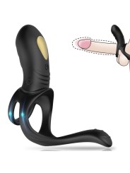 ARMONY JOY JUMPER ANILLO VIBRADOR PAREJAS PLUG ANAL CONTROL REMOTO NEGRO