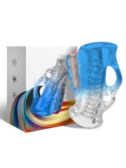 ARMONY MASTURBATOR DEDAL VIBRADOR AZUL DEGRADADO