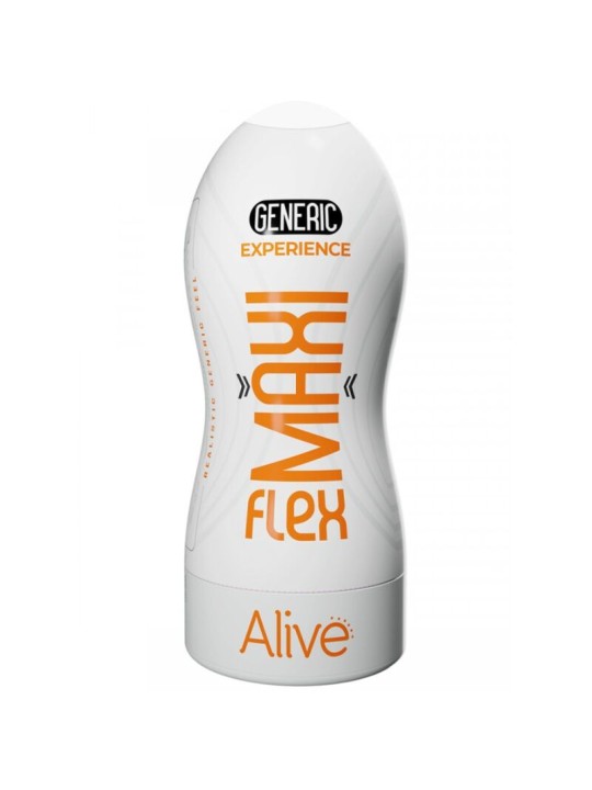 ALIVE MAXI FLEX MASTURBADOR MASCULINO GENERICO TALLA L