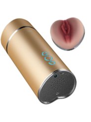 ARMONY MASTURBADOR VIBRADOR VAGINA DORADO