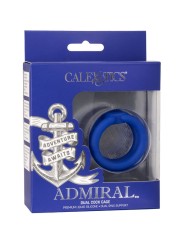 CALEXOTICS ADMIRAL JAULA DOBLE PARA PENE AZUL