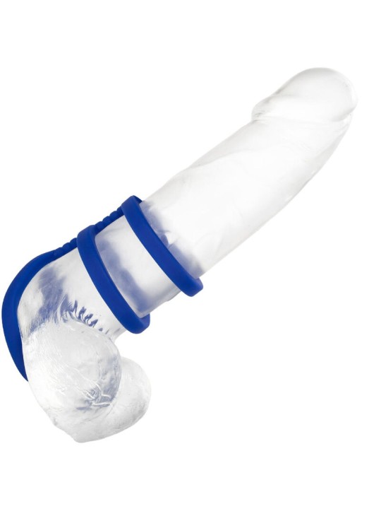 CALEXOTICS ADMIRAL JAULA TRIPLE PARA PENE AZUL