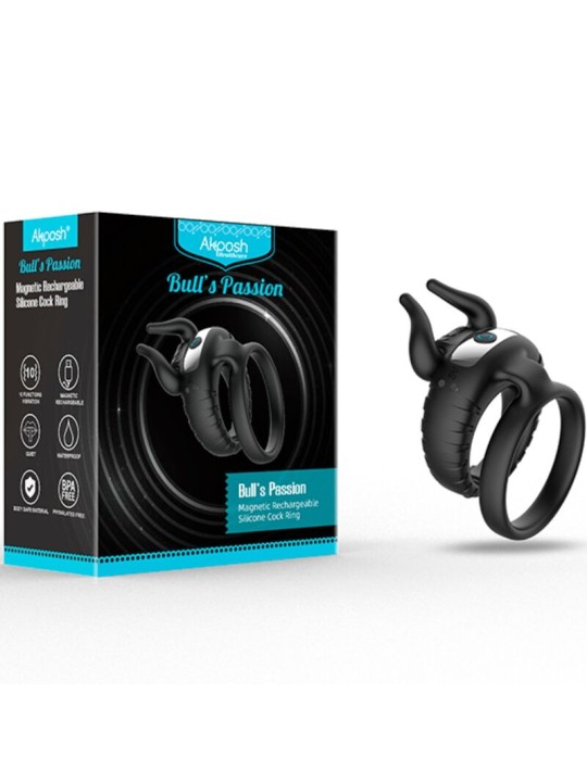 ARMONY BULL S PASION ANILLO VIBRADOR 10 VELOCIDADES NEGRO
