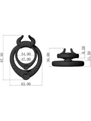 ARMONY BULL S PASION ANILLO NEGRO