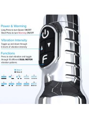 FLESHLIGHT QUIVER MASTURBADOR VIBRATORIO RECARGABLE VAGINA