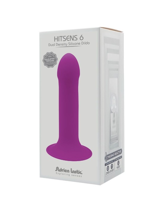 ADRIEN LASTIC HITSENS 6 DILDO SILICONA VIOLETA