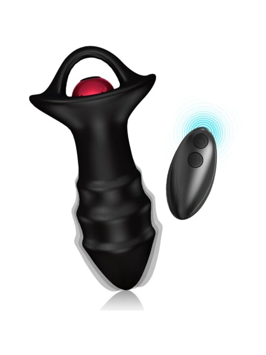 ARMONY KYLIN DEDAL VIBRADOR PLUG ANAL CONTROL REMOTO NEGRO