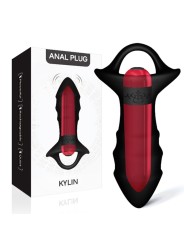 ARMONY KYLIN DEDAL VIBRADOR PLUG ANAL CONTROL REMOTO NEGRO