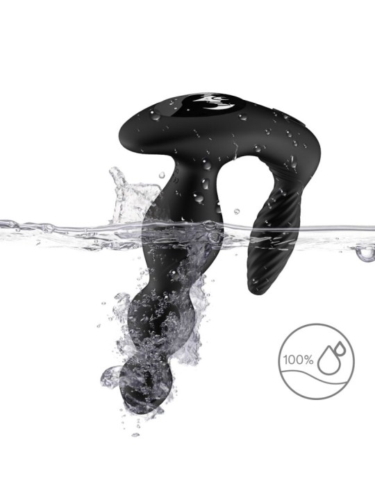 ARMONY MANFUN VIBRADOR ESTIMULADOR PLUG ANAL CONTROL REMOTO NEGRO