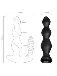 ARMONY MANFUN VIBRADOR ESTIMULADOR PLUG ANAL CONTROL REMOTO NEGRO