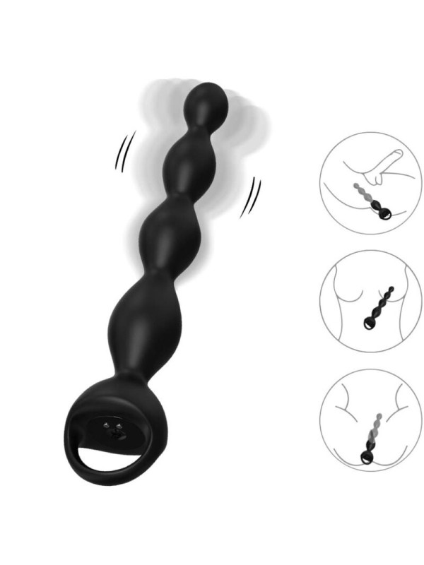 ARMONY VIBRADOR DEDAL PLUG ANAL NEGRO