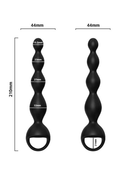 ARMONY VIBRADOR DEDAL PLUG ANAL NEGRO