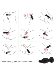 ARMONY VIBRADOR PLUG ANAL CONTROL REMOTO NEGRO