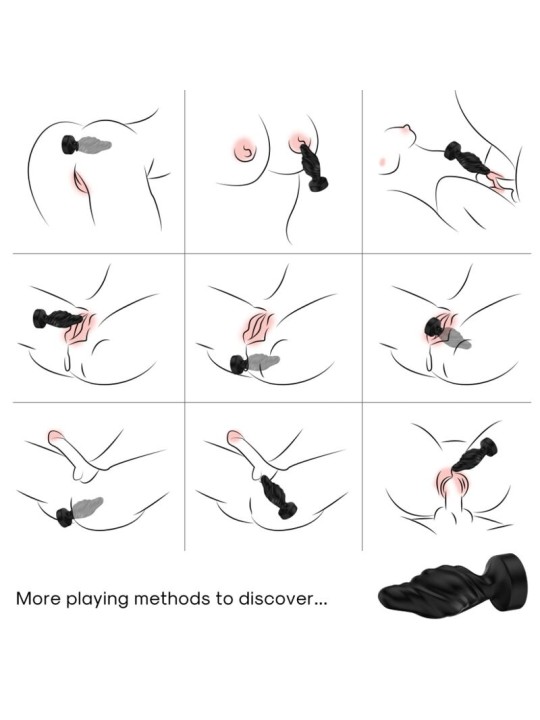 ARMONY VIBRADOR PLUG ANAL CONTROL REMOTO NEGRO