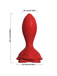 ARMONY ROSA VIBRADOR PLUG ANAL PEQUENO CONTROL REMOTO ROJO