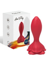 ARMONY ROSA VIBRADOR PLUG ANAL PEQUENO CONTROL REMOTO ROJO