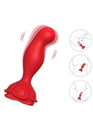 ARMONY ROSA VIBRADOR PLUG ANAL CONTROL REMOTO ROJO