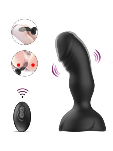ARMONY EXTREME A BLOOM ROSA VIBRADOR PLUG ANAL CONTROL REMOTO NEGRO