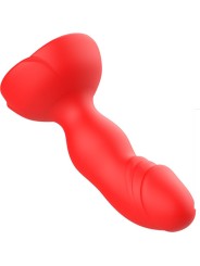 ARMONY EXTREME A BLOOM ROSA VIBRADOR PLUG ANAL CONTROL REMOTO ROJO