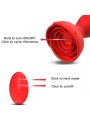 ARMONY EXTREME A BLOOM ROSA VIBRADOR PLUG ANAL CONTROL REMOTO ROJO