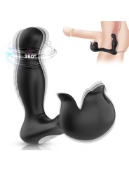 ARMONY SURROUND VIBRADOR ANAL ESTIMULADOR TESTICULOS CONTROL REMOTO NEGRO