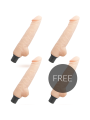 LOVECLONE HARALD SELF LUBRICATION VIBRADOR 24 CM O 4 CM 3 1 GRATIS