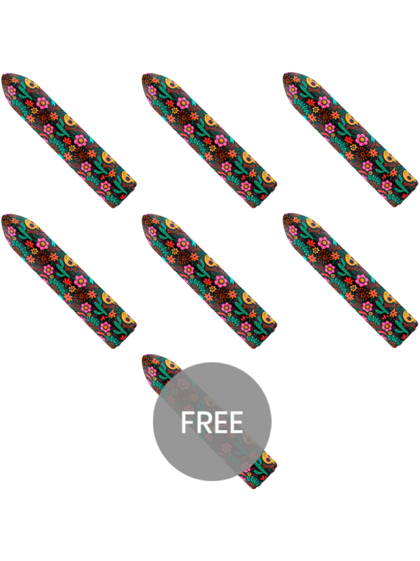 CUSTOM BULLETS BALA RECARGABLE SKULL 10 INTENSIDADES 6 1 GRATIS