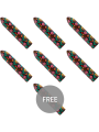 CUSTOM BULLETS BALA RECARGABLE SKULL 10 INTENSIDADES 6 1 GRATIS