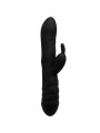 ADRIEN LASTIC TWISTER MASAJEADOR VIBRADOR Y ROTADOR RABBIT NEGRO