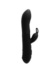 ADRIEN LASTIC TWISTER MASAJEADOR VIBRADOR Y ROTADOR RABBIT NEGRO