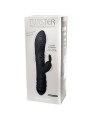 ADRIEN LASTIC TWISTER MASAJEADOR VIBRADOR Y ROTADOR RABBIT NEGRO