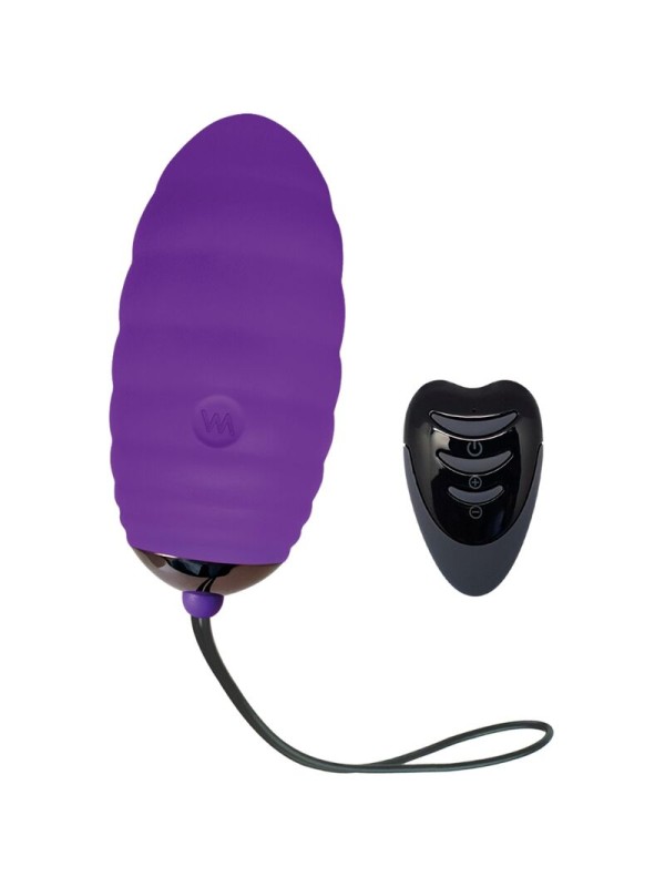 ADRIEN LASTIC OCEAN BREEZE 20 HUEVO VIBRADOR RECARGABLE CONTROL REMOTO VIOLETA