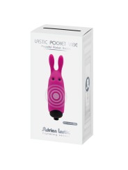 ADRIEN LASTIC LASTIC POCKET VIBRADOR DE BOLSILLO CONEJO ROSA