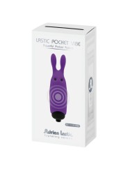 ADRIEN LASTIC LASTIC POCKET VIBRADOR DE BOLSILLO CONEJO VIOLETA
