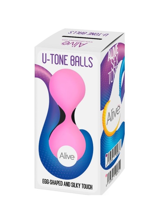 ALIVE UTONE BOLAS ROSA