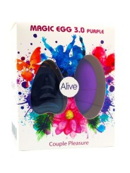 ALIVE MAGIC EGG 30 HUEVO VIBRADOR CONTROL REMOTO VIOLETA