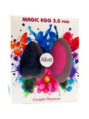 ALIVE MAGIC EGG 30 HUEVO VIBRADOR CONTROL REMOTO ROSA