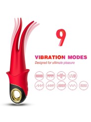 ARMONY SHADOW VIBRADOR PINZA ROJO