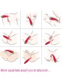 ARMONY SHADOW VIBRADOR PINZA ROJO