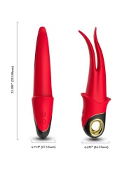 ARMONY SHADOW VIBRADOR PINZA ROJO