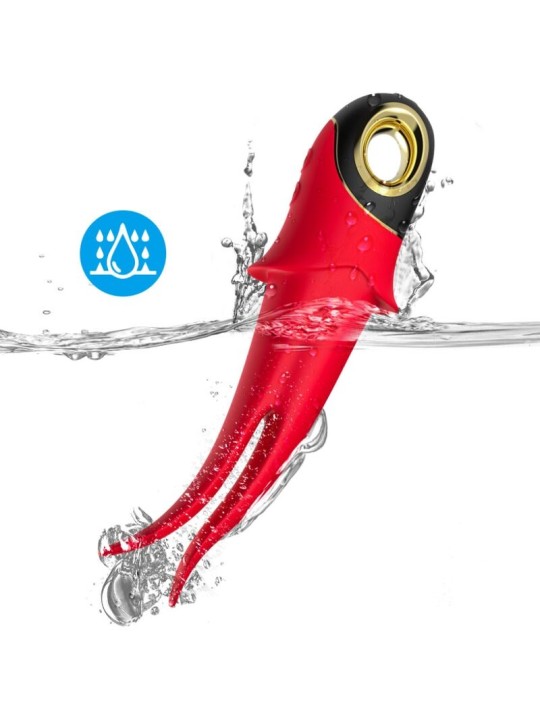 ARMONY SHADOW VIBRADOR PINZA ROJO