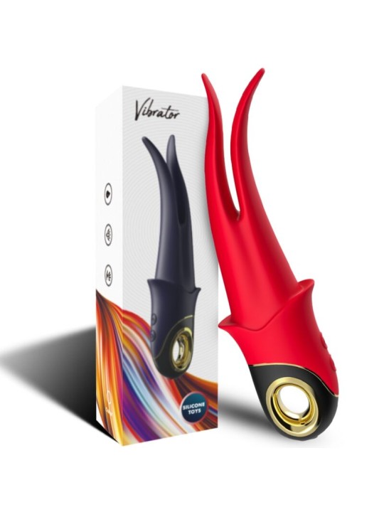 ARMONY SHADOW VIBRADOR PINZA ROJO