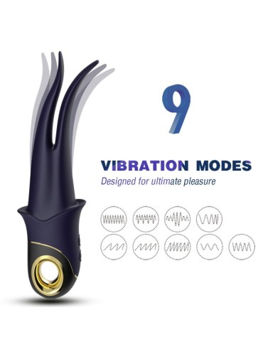 ARMONY SHADOW VIBRADOR PINZA AZUL OSCURO