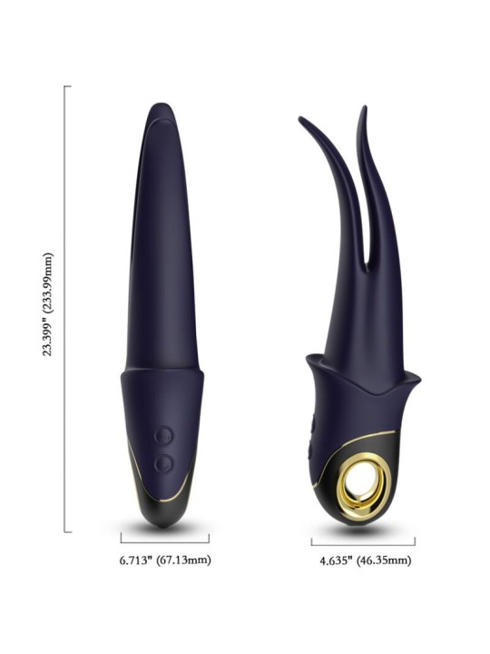 ARMONY SHADOW VIBRADOR PINZA AZUL OSCURO