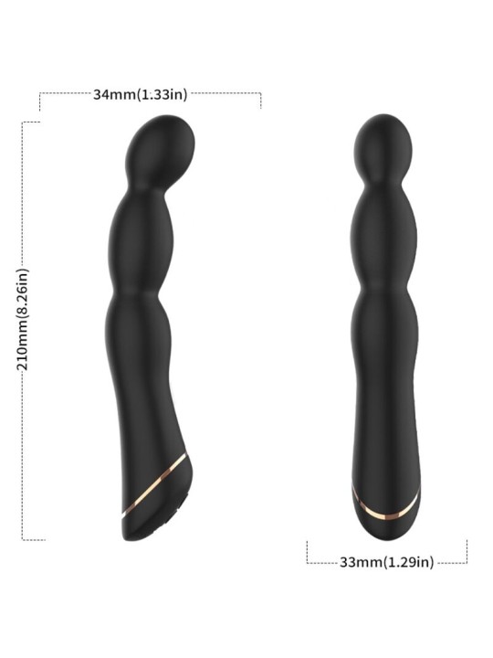 ARMONY BAMBU VIBRADOR AJUSTABLE NEGRO