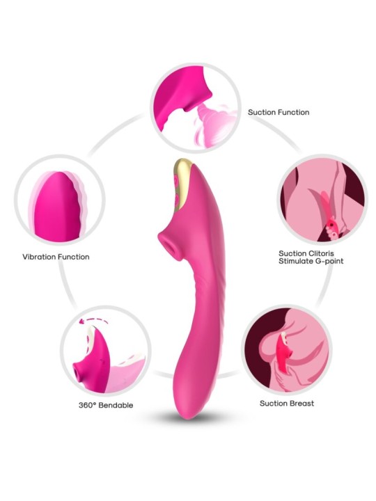 ARMONY DUDU SUCCIONADOR CLITORIS FUCSIA