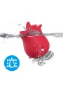 ARMONY ROSA VIBRADOR ESTIMULADOR CON LENGUA CLITORIS 10 MODOS ROJO